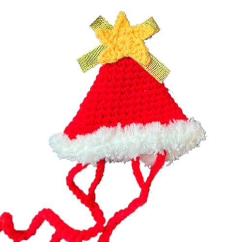 Weihnachtstuch, Weihnachtstuch, handgefertigt, verstellbar, Weihnachtskostüm, Haustier-Knizubehör, Strickkragen, von jileijar