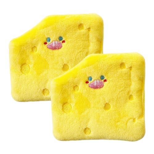 jileijar 2024 Pet Cheese Food Toy Exercise Smell Squeaky Plush Toy Food Toy Chew Cats Interactive Sound Hide Toys Dogs Dog P F8U0 Dog von jileijar