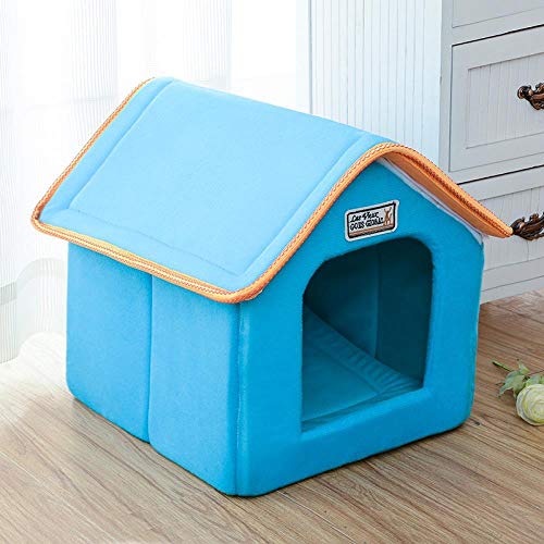 jiwenhua Pet Products can be Disassembled and Washed pet House Dog House small Dog House cat House, Blau, XL von jiwenhua