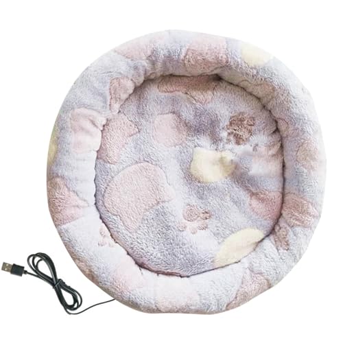 jlceh Beheiztes Katzenbett, beheiztes Haustierbett - USB-Heizung, waschbares, faltbares Katzenbett - Temperaturregelung, multifunktionales, wasserdichtes Winterzubehör für Zuhause, Zucht, Tierhandlung von jlceh