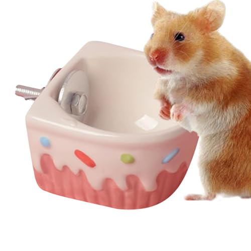 jlceh Cage Pet Water Feeder Bowl Igel Futter Futternapf für Käfig Kleintiere Futternäpfe für Chinchillas, Zuckergleiter, Hamster, Streifenhörnchen von jlceh