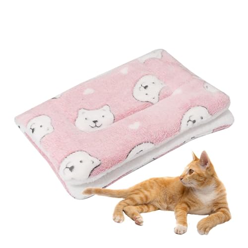 jlceh Hundedecke – weiche, warme Kissenmatte für Hunde und Katzen, weiche Katze, beruhigende Decken, Überwurf, weiche, warme Kissenmatte für Haustiere und kleine Tiere von jlceh