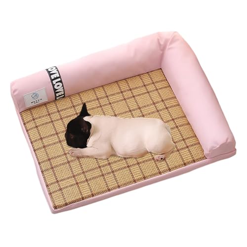 jlceh Kühlmatte für Katzen | Waschbare Hundebettmatte | Abnehmbare Katzenmatte Haustier Kühlkissen Antihaft Isomatte Sommer Kühlmatte für Zwinger Kisten Betten von jlceh