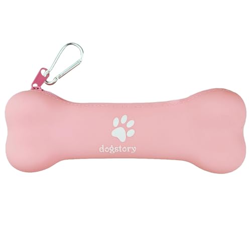 jlceh Leckerlibeutel für Hunde, tragbare Hundesnack-Tasche, wiederverwendbare Hundetraining-Leckerli-Tasche mit Karabiner, für Haustier-Training, Spazierengehen, Outdoor von jlceh