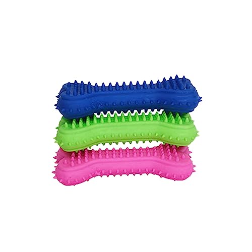 3 Stück Hunde Molar Supplies Hunde Kauspielzeug Knochenform Zahnpasta Haustier Zahnbürste Molar Haustier Spielzeug von jojobasec