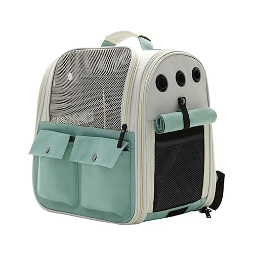 jojobasec Katzen-Outdoor-Tragetasche, atmungsaktiv, tragbar, Katzenrucksack, Reisenetz, Stofftasche für Katzen, Hunde, Haustierbedarf von jojobasec