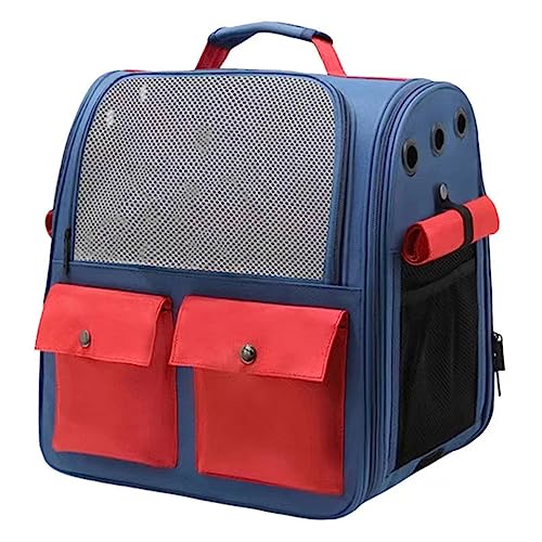 jojobasec Katzen-Outdoor-Tragetasche, atmungsaktiv, tragbar, Katzenrucksack, Reisenetz, Stofftasche für Katzen, Hunde, Haustierbedarf von jojobasec