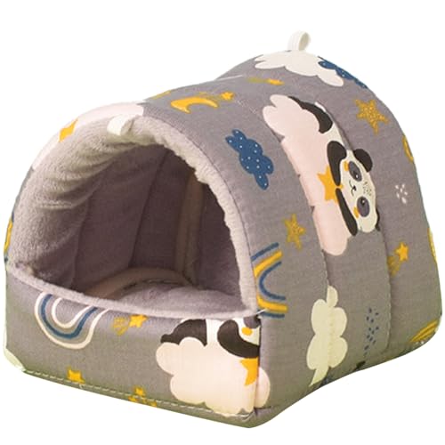 jojobasec Hamster-Hängematte, Bett, Spielzeug, Kleintierhaus, schöner Druck, Hängebett, Lebensraum, Dekoration für Eichhörnchen, Chinchillas von jojobasec