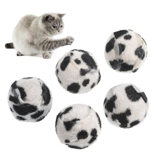 jojofuny 5 Stück Teiliges Katzenspielzeug Tennisbälle mit Leopardenmuster Interaktive Spielbälle für Katzenbabys Fördert Kratzverhalten und Natürliche Instinkte Lustige Zufällige Farbe jojofuny 5 Stück Teiliges Katzenspielzeug Tennisbälle mit Leopardenmuster Interaktive Spielbälle für Katzenbabys Fördert Kratzverhalten und Natürliche Instinkte Lustige Zufällige Farbe von jojofuny