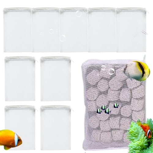 jopiuieo Aquarium Netzbeutel - Fischbecken Filterbeutel | Auslaufsichere Feinmaschige Filtertaschen für Süßwasser, Salzwasser & Aquarien jopiuieo Aquarium Netzbeutel - Fischbecken Filterbeutel | Auslaufsichere Feinmaschige Filtertaschen für Süßwasser, Salzwasser & Aquarien von jopiuieo