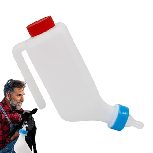 jopiuieo Flaschen Für Die Fütterung Von Ziegen - Säugflasche Mit Skala Für Lämmer | 800ml Mehrzweck-Fläschchen Für Kleintierzucht Bei Schafen Kühen Welpen Jungtieren jopiuieo Flaschen Für Die Fütterung Von Ziegen - Säugflasche Mit Skala Für Lämmer | 800ml Mehrzweck-Fläschchen Für Kleintierzucht Bei Schafen Kühen Welpen Jungtieren von jopiuieo
