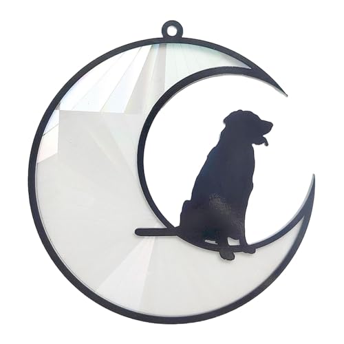 jopiuieo Hunde-Gedenkstätte für Fenster, Hunde-Gedenkstätte, Acryl-Fensterdekoration für Tierliebhaber, Wände von jopiuieo