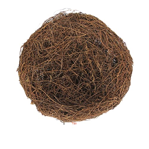 1 x Vogelnest aus Rattan, Simulation, Dekoration, Osterzubehör, weiche Einrichtungs-Requisiten, Vogelhaus, 100 % Naturfaser, 12 cm Vogelnest von joyxiwa