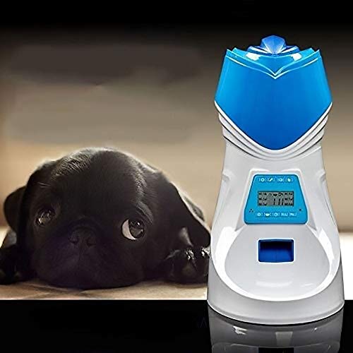 Feeders Robot Intelligenter DualPower Automatischer Futterspender Hundefuttermaschine Spender Automatische Trocknung Teilkontrolle Tierfutterbehälter 3L von jsfdsfhsdjdjgrieurfews