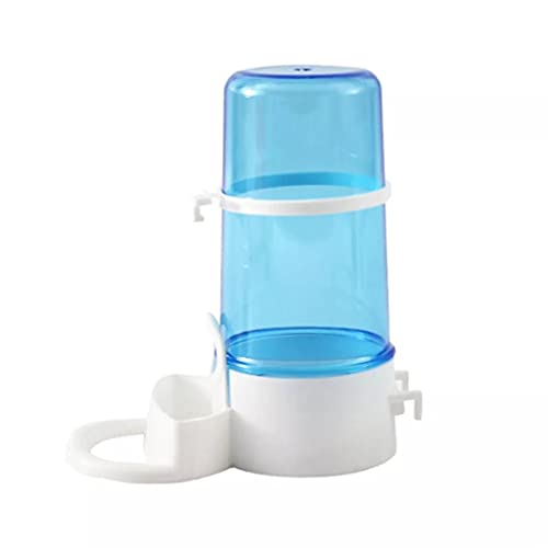 Pet Bird Kunststoff Auto Feeder Papagei Nymphensittiche Fütterung Wassertrinker Tasse Schüssel Spender Käfig Zubehör (Farbe: Weiß, Größe: Einheitsgröße) (Blau, Einheitsgröße) von jsfdsfhsdjdjgrieurfews