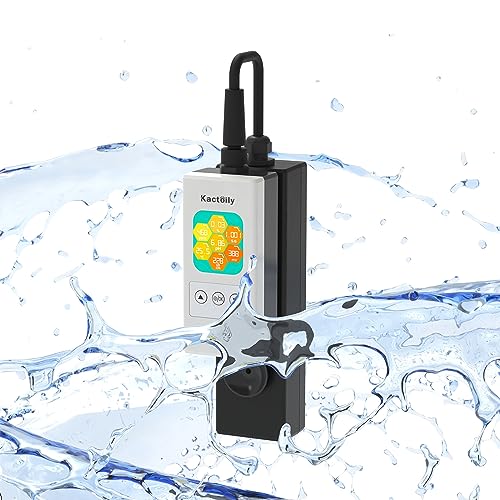 kactoily Verbesserter 7-in-1 professioneller Wasserqualitätstester für Aquarien, PH-Messgerät, TDS-Messgerät, EC-Messgerät, Salzgehalt, S.G-Messgerät, Temperatur, Redox-Messgerät, Echtzeit-Überwachung von kactoily