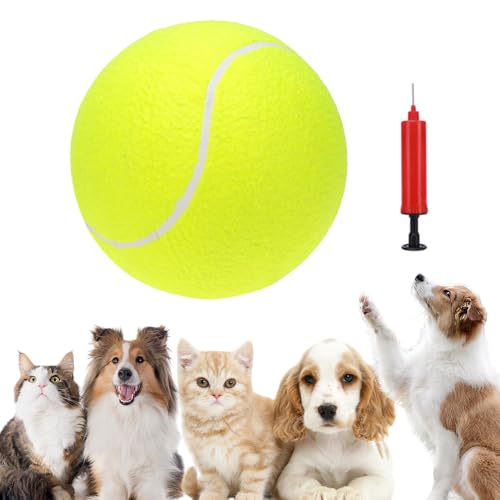 Giant Tennis Ball for Dogs, 2024 Neuestes 24CM Hundespielzeug Bälle Tennisspielzeug für Haustiere, Hund Beißen Spielzeug Pet Ball für Große Haustier von kailisi