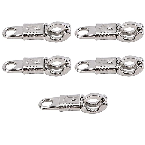 kawehiop Pack 100 mm Edelstahl Panikhaken, robust, robust, großer Haken, Kleiner Haken, Gepäckschnalle, Federhaken von kawehiop