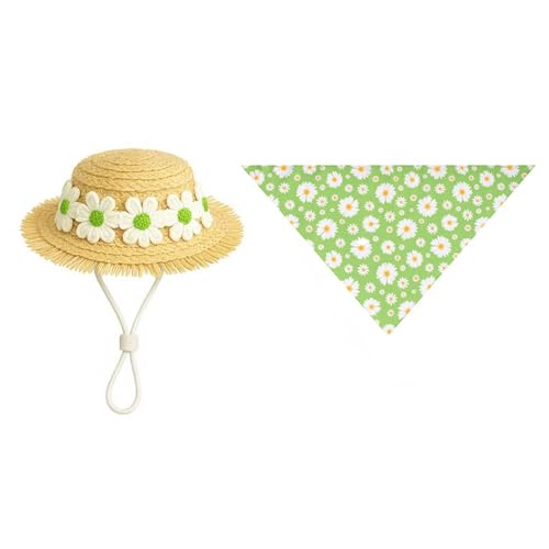 kawehiop Sommerspaß im Landhausstil, gestrickte Katzenmütze, Veranda Dekoration, Blumen, Party Katze, Katzenkostüme, Stil, Party Hand Haustierhut, Grün kawehiop Sommerspaß im Landhausstil, gestrickte Katzenmütze, Veranda Dekoration, Blumen, Party Katze, Katzenkostüme, Stil, Party Hand Haustierhut, Grün von kawehiop