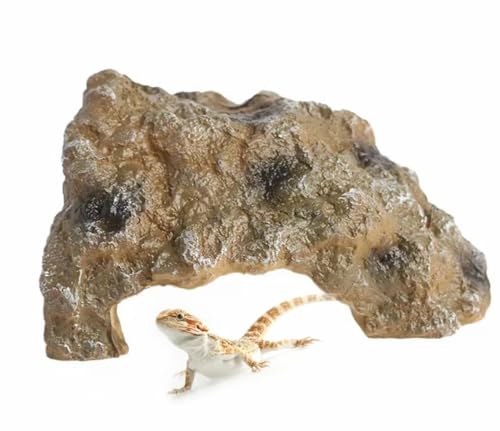 Harz Reptilienhöhle Lebensraum Leopard Gecko Haut Schlangenhaut Bartdrachenhaut Eidechse Kröte Schildkröte Schlafhöhle Unterschlupf Dekoration von kawosun