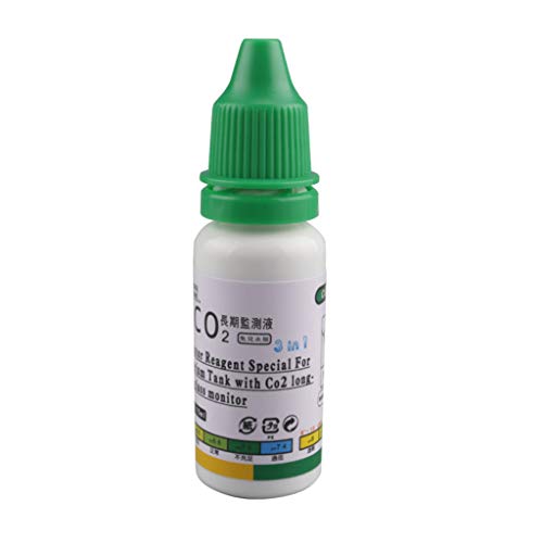 kdjsic 15ml Aquarium CO2-Indikator Lösungsüberwachung Flüssigkeit Glas Kohlendioxid Checker Aquarium Pflanzen Lebenszustand Flüssigkeit von kdjsic