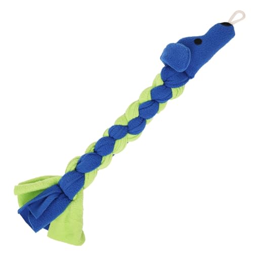 kiskick Dog Chew Toy Dog Chew Toy Relieve Anxiety Interactive Teeth Cleaning Bite Resistant Rope Pet Supplies Energy Release Dog Toy Blue von kiskick