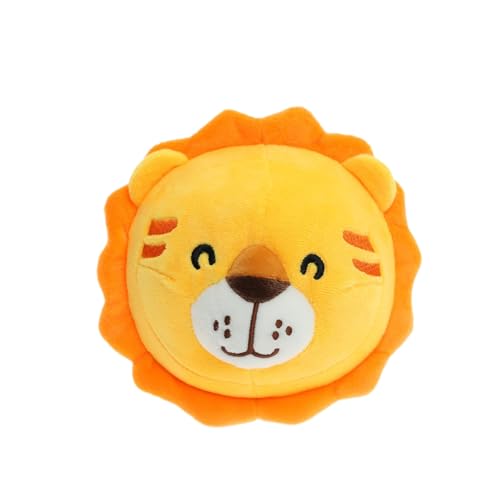 kiskick Pet Bouncing Ball Fun Dog Toy Interactive Barking Plush Dog Toy Ball with Music Sound USB Rechargeable Detachable Jumping Dog Toy E One Size von kiskick