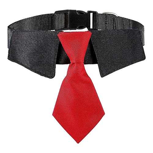 kiskick Pet Bow Tie Dress Up Cat Kitten Five-Pointed Star Collar Lovely Rot Schwarz M von kiskick