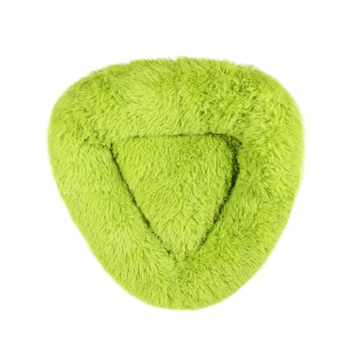 kiskick Plush Pet Bed Cozy Dog Bed Anti-anxiety Deep Sleep Plush Warm Breathable Soft Touch Feel Trendy Design Pet Nest Breathable Dog Bed Green M von kiskick