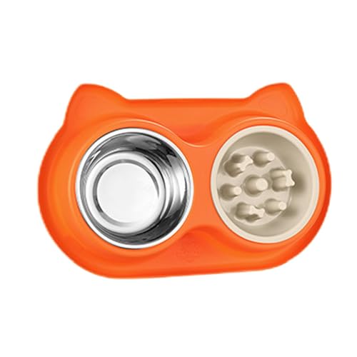 Hund Slow Feeder Bowl, Pet Food Container Bowl, Hund und Katze Feeder Bowl, Pet Feeding Container, Slow Feed Dog Bowl, Fördern Gesunde Essgewohnheiten Slow Feeder Bowl für Hunde und Katzen von kivrimlarv