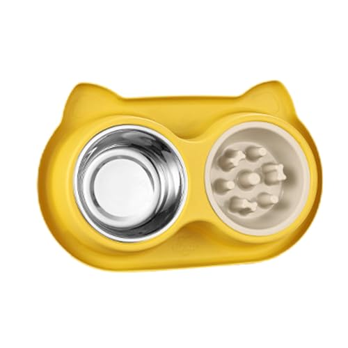 Hund Slow Feeder Bowl, Pet Food Container Bowl, Hund und Katze Feeder Bowl, Pet Feeding Container, Slow Feed Dog Bowl, Fördern Gesunde Essgewohnheiten Slow Feeder Bowl für Hunde und Katzen von kivrimlarv