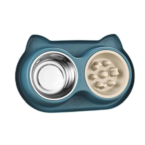 Hund Slow Feeder Bowl, Pet Food Container Bowl, Hund und Katze Feeder Bowl, Pet Feeding Container, Slow Feed Dog Bowl, Fördern Gesunde Essgewohnheiten Slow Feeder Bowl für Hunde und Katzen von kivrimlarv