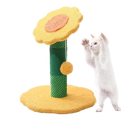 Katzen-Klettergerüst, Indoor-Klettergestell, Sonnenblumen-Katzengestell, Sisal-Post-Aktivität, Haustier-Kletterzubehör, Klettergerüst für Katzen, Sonnenblumen-Klettergestell, Katzen-Aktivitätsgestell, von kivrimlarv