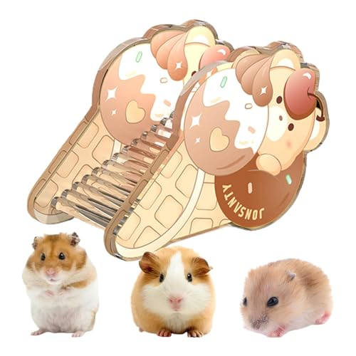 Meerschweinchen-Spielspielzeug, Hamsterkäfig, Haustierhaus, Versteckspielzeug, kleines Haustier-Aktivitätsspielzeug, durchsichtiges Hamster-Verstecken, Meerschweinchen-Hausspielzeug, Fensterbank, von kivrimlarv