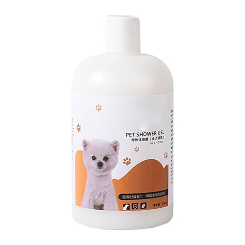 Pet Shampoo for Dogs | 500ml Cat Shampoo Moisturizer | Gentle Natural Pet Shower Gel, Safe Pet Cleaning Solution, Nourishing Bath Liquid for Smelly Dogs and Cats for Fresh and Clean von kivrimlarv