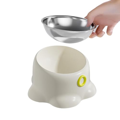 Tilted Feeding Bowl Pets, Adjustable Pet Food and Water Bowl Holder with Anti-Tipping Base, Perfect Cats and Dogs, Indoor and Outdoor Use, Ensures aMessFree Eating Experience in The Backyard Home von kivrimlarv