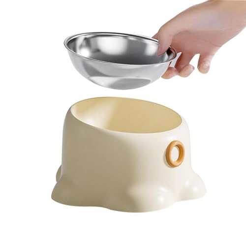 Tilted Feeding Bowl Pets, Adjustable Pet Food and Water Bowl Holder with Anti-Tipping Base, Perfect Cats and Dogs, Indoor and Outdoor Use, Ensures aMessFree Eating Experience in The Backyard Home von kivrimlarv