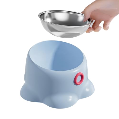 Tilted Feeding Bowl Pets, Adjustable Pet Food and Water Bowl Holder with Anti-Tipping Base, Perfect Cats and Dogs, Indoor and Outdoor Use, Ensures aMessFree Eating Experience in The Backyard Home von kivrimlarv