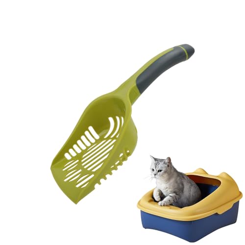 Katzenkotschaufel | Haustiersieb-Kotschaufel – Tragbare Haustierkotschaufel, Katzenkotschaufel und Streusieb für Haustiere und Katzen von kivrimlarv