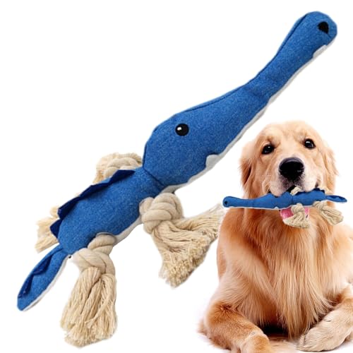 Plüsch-Hundespielzeug zum Kauen | mittelgroße Hunde Plüschtier | bissfestes interaktives Hundekauspielzeug zur Zahnreinigung von kivrimlarv
