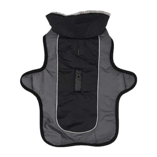 Warme Hundejacke, reflektierender Wintermantel für Hunde, wasserdichte Winterjacke, warme Weste, Hundekleidung, Winterhundekleidung für große Hunde und Haustiere von kivrimlarv