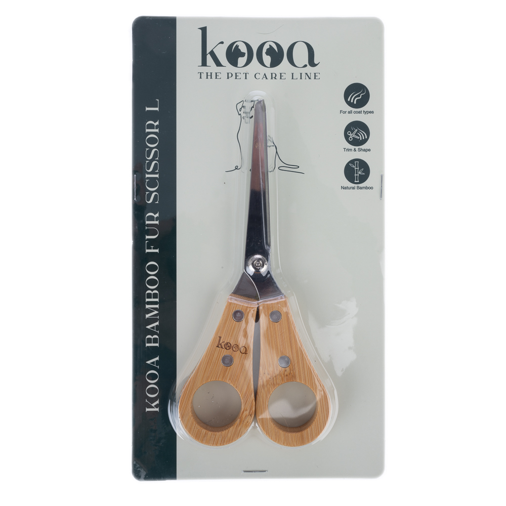 kooa Bambus-Fellschere L - L 16 x B 6,8 x H 1,2 cm von kooa