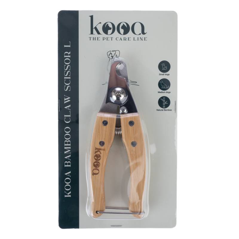 kooa Bambus-Krallenschere L - L 15,4 x B 5,4 x H 1,4 cm von kooa