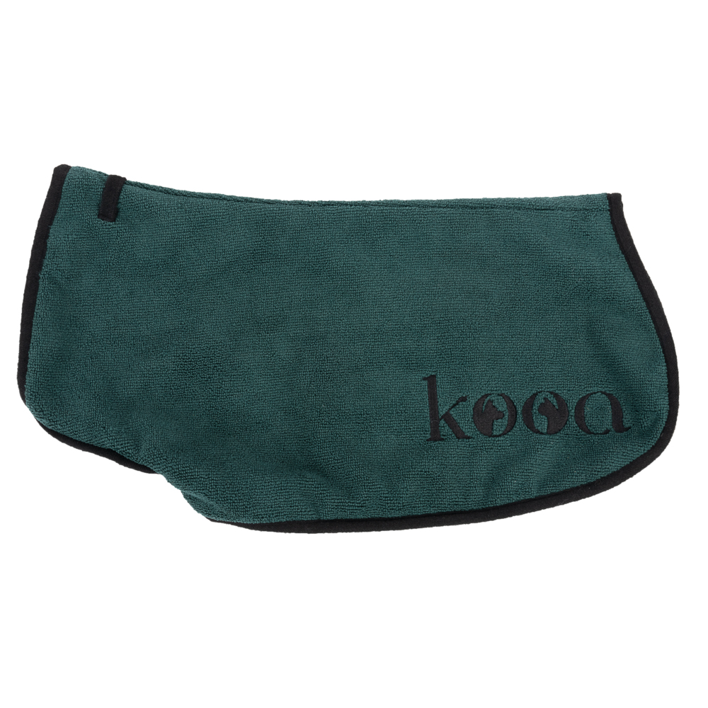 kooa Deluxe Mikrofaser Hundebademantel - M: ca. 45 cm Rückenlänge von kooa