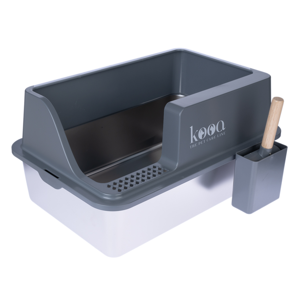kooa Edelstahl-Katzentoilette - grau kooa Edelstahl-Katzentoilette - grau von kooa