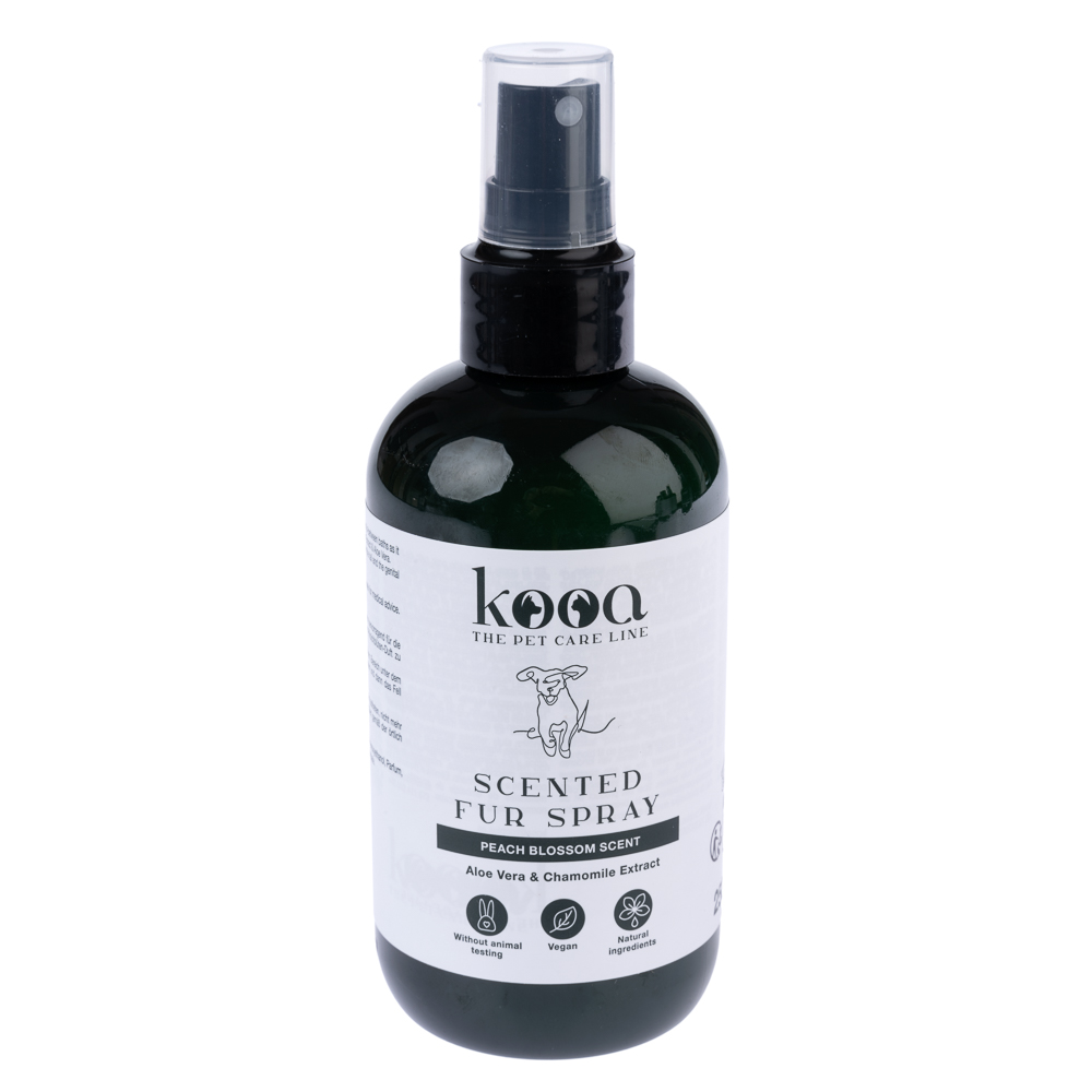 kooa Parfümiertes Fellspray mit Pfirsichblütenduft - 250 ml von kooa