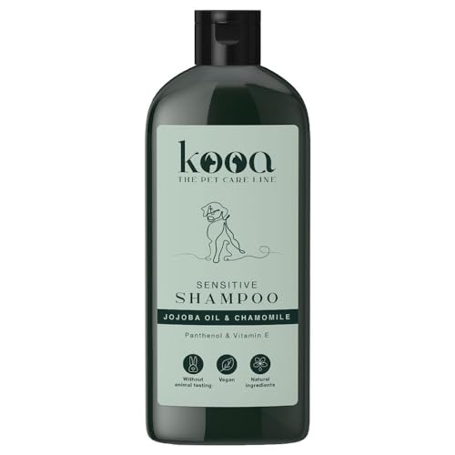 kooa - Sensitive Shampoo | mit Kamillenextrakt und Jojobaöl | ideal auch für Welpen | enthält Panthenol und Vitamin E | pH-neutral | in Deutschland hergestellt | 300 ml von kooa