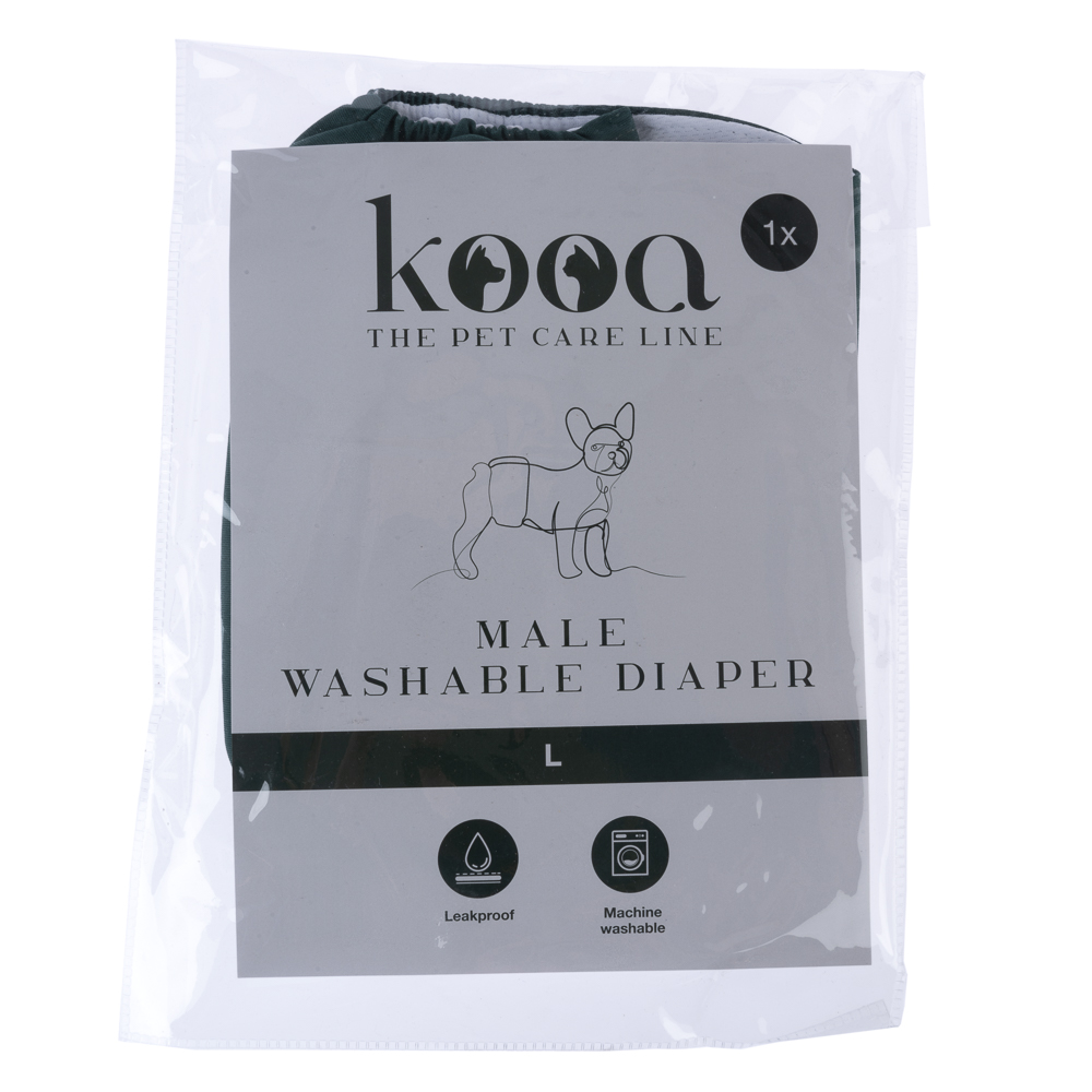 kooa Waschbare Windel für Rüden - Größe L von kooa
