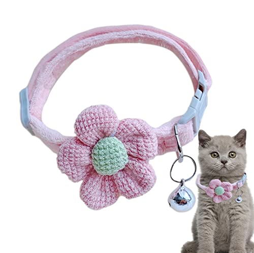 Katzenhalsband mit Blumenmuster, zartes Katzenhalsband mit Blumenmuster, Halsband für den täglichen Gebrauch und Dekoration Kot-au von kot-au