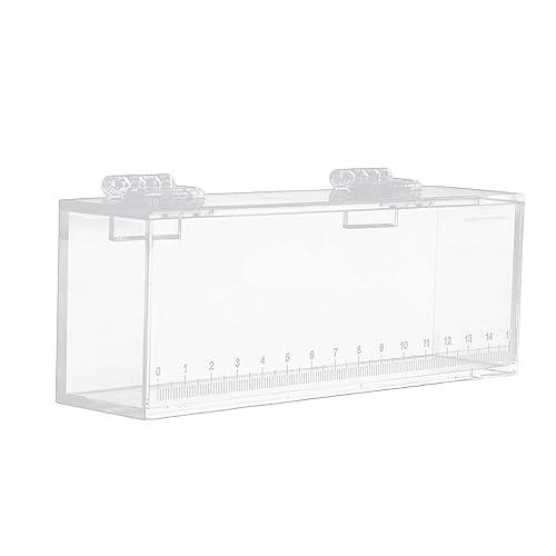 kowaku Angeln Foto Tank, Fisch Viewing Box Hatching Incubator with Lid Transparent Outdoor Indoor Fish Tank Isolation Box Brutt Isolation Box, S von kowaku